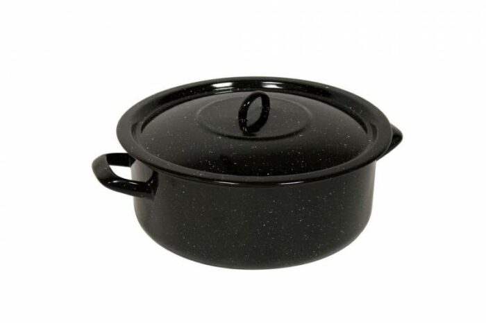 Kastrol smalt.+pokrievka 38 cm/14L