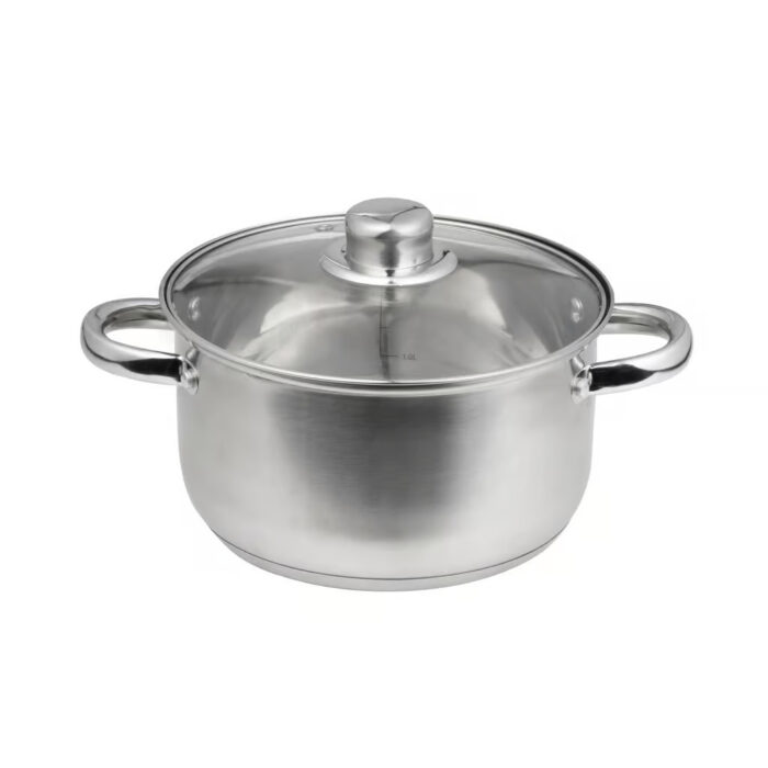 Hrniec nerezový s pokrievkou SANTO 20 cm