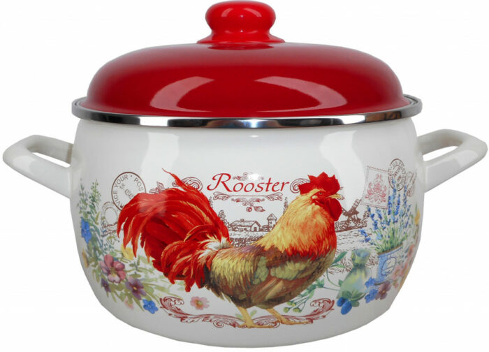 Hrniec Smalt.+pokrievka 20 cm/4L KOHUT