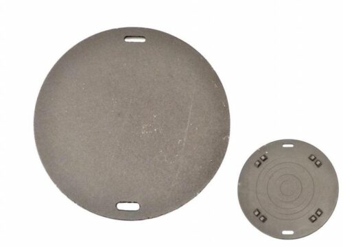 Platňa liatinová pr.210 mm so zárezmi žiaruvzdorná