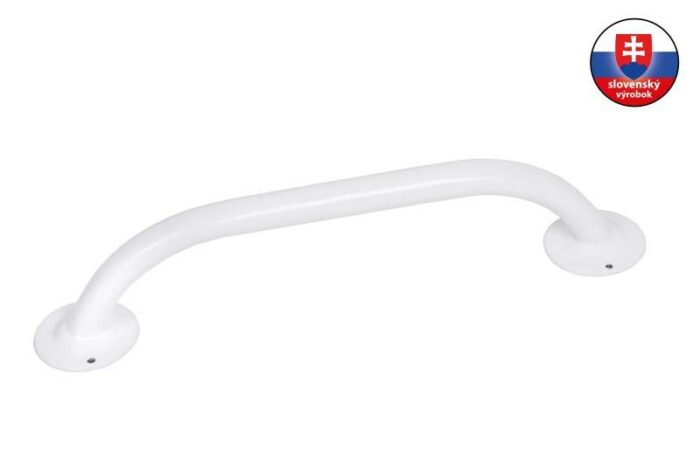 Madlo 25 cm kovové biele
